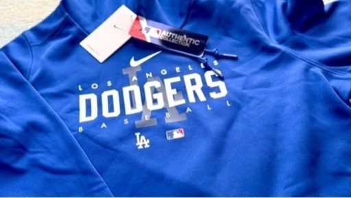 新品、選手着用モデル MLB x ナイキ オーセンティックパーカー MLB ドジャース パーカー オーセンティックコレクション 202