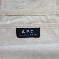 A.P.C.　アーペーセー　キャンバストートバッグの画像