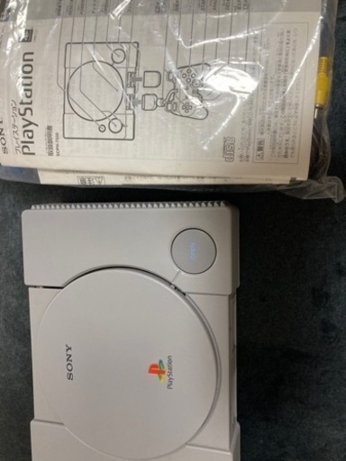 PS本体　ソフト付き　ジャンクで