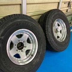 285/75R16 ホイール付き　4本セット　ブリヂストンの画像