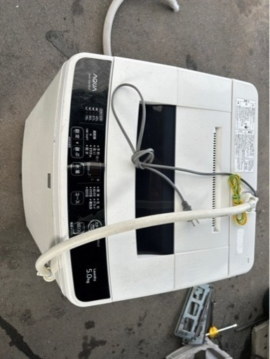 決まりました　洗濯機