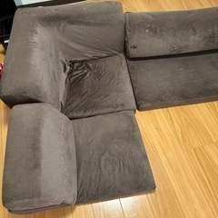 ローソファ　L字型の画像