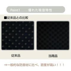 防音アクリルパーテーション 吸音・遮音材シート追加の画像