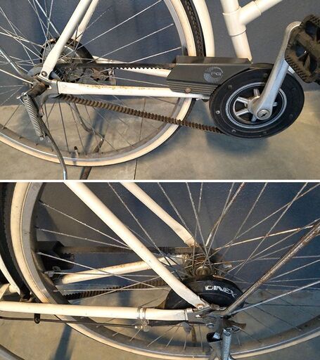 ブリヂストン自転車白26インチ