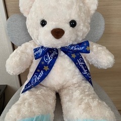 【くまのぬいぐるみ　ホワイト】