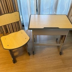 学校机 セット【小学校受験・家庭学習・リモートワークに】 - 家具