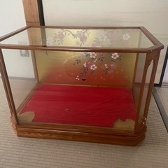 雛人形　ガラスケース　のみ　ショーケース
