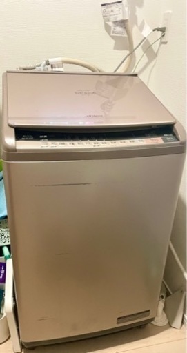 【洗濯機】日立2017年製10kg/5.5kg ビートウォッシュ　BW-DV100A