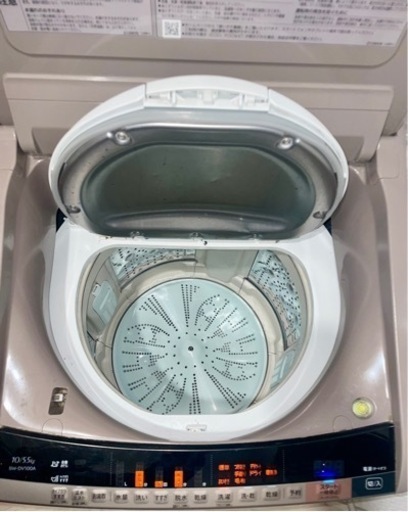 【洗濯機】日立2017年製10kg/5.5kg ビートウォッシュ　BW-DV100A