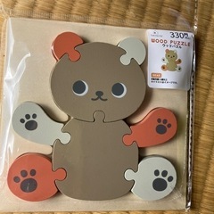 新品未使用‼️ウッドパズル くまさん🐻
