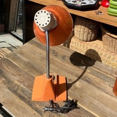 可愛いライト　オレンジ　レトロポップ　テーブルライト　ライト　照明　レトロ照明　昭和レトロ　アンティーク　table lightの画像