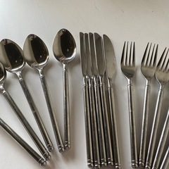 生活雑貨 食器 カトラリースプーンナイフフォークのセットの画像