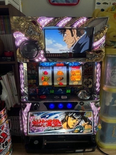 パチスロ　実機　魁!!男塾  5号機　コイン不要機付き