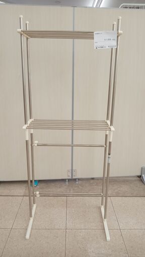 ★ジモティ割あり★ SEKISUI 洗濯用ラック シルバー H×D×W クリーニング済み TJ4830