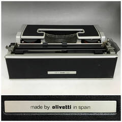 🔷🔶🔷BF10/66　olivetti Lettera DL アンティーク英文タイプライター オリベッティ レッテラ DL タイプ確認済 中古品◆🔷🔶🔷の画像