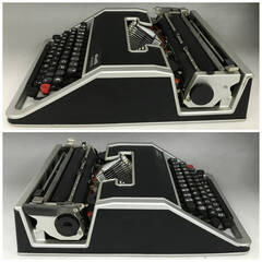 🔷🔶🔷BF10/66　olivetti Lettera DL アンティーク英文タイプライター オリベッティ レッテラ DL タイプ確認済 中古品◆🔷🔶🔷の画像