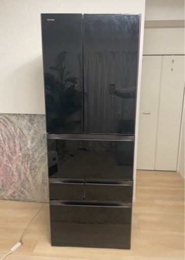 TOSHIBA GR-F51FXV(ZT) [冷蔵庫 VEGETA プレミアムモデル 510L フレンチドア クリアグランブラウン]