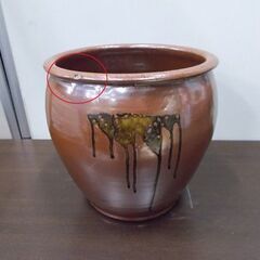 常滑焼 かめ 丸壺蓋なし 高さ29.5×口径26.5㎝ 漬物容器かめ つぼ 札幌市東区 新道東店の画像