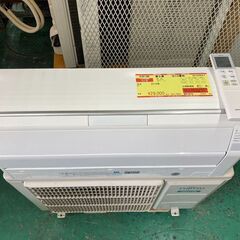 K05188　中古エアコン 富士通 2019年製 主に6畳用 冷房能力 2.2KW / 暖房能力 2.5KW