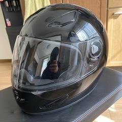 【取引終了】バイク用ヘルメット フルフェイス 黒の画像