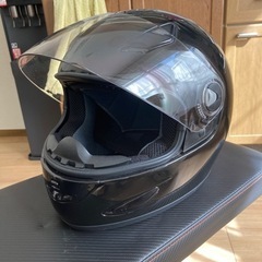 【取引終了】バイク用ヘルメット フルフェイス 黒の画像