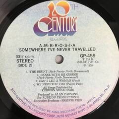 🔷🔶🔷BF11/3　LP 帯付き アンブロージア ピラミッドの伝説 GP-459 Ambrosia / Somewhere I've Travelled レコード 中古品◆🔷🔶🔷の画像