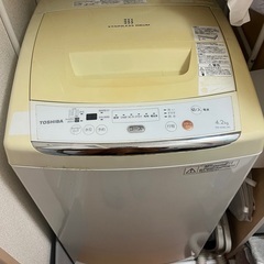洗濯機　TOSHIBA