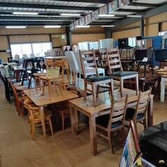 【愛品倶楽部柏店】大川家具 ダイニング5点セット TESTAの画像