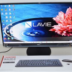 中古一体型パソコン NEC PC-GD277DEGA Windows11+office core i7-7500U/爆速SSD512GB/メモリ8GB/23.8インチ/4K/ブルーレイ/無線/テレビ機能