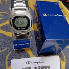 4/6まで　未使用　七割引き程　電波ソーラー　Champion　腕時計