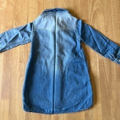 キッズデニムワンピースの画像