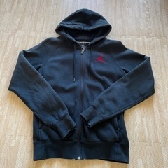 ジップパーカー/S/コットン/BLK/845861-010 エア...