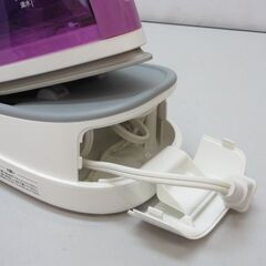 stp-2530　コードレススチームアイロン　Vegee　CSI-105　クリアパープル　ショット不可　ドライアイロン　日立リビングサプライ　洗濯　シワのばし　アイロンがけ　ワイシャツ　ブラウス　除菌　殺菌の画像