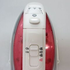 stp-2531　コードレススチームアイロン　カルル　NI-WL402　パナソニック　ピンク　CaRuRu　シルバーチタンコート　Wヘッドベース　洗濯　シワのばし　アイロンがけ　ワイシャツ　ブラウス　除菌　殺菌の画像