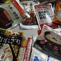 防災用食品、９品目、さばの味噌煮、ハンバーグ他いろいろ、買わないと損します、の画像