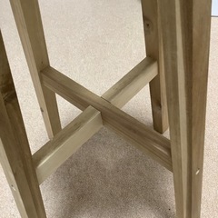 IKEA SKOGSTA スツール 高さ70cm ①の画像