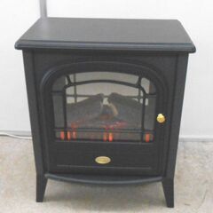 ディンプレックス 電気暖炉 2008年製 Dimplex CLUB CLB20J 電気ファンヒーター 1267W 黒 だんろ 薪ストーブ風 暖炉風 札幌 西野店の画像