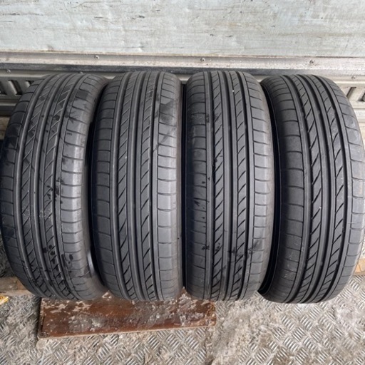 バリ山　YOKOHAMA ヨコハマ　ECOS E50 185/60R15 夏タイヤ　2020年製　15インチ