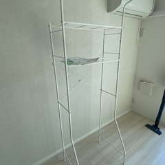 【無料】ニトリ　洗濯機ラック生活雑貨 洗濯用品 物干し竿、ロープの画像