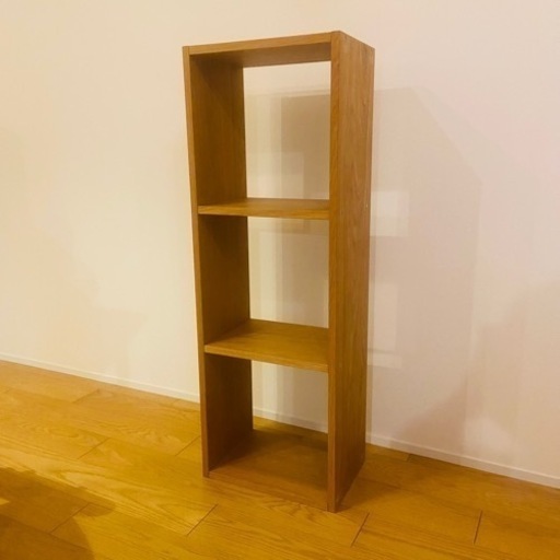 無印良品　Muji スタッキングシェルフ　3段　オーク材