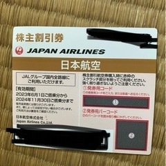 JAL株主優待券