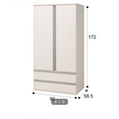 【取引決定】ニトリ ワードローブ(トラウト290ww)の画像