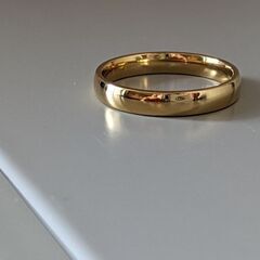 シンプル/ゴールドリング（新品）28号の画像
