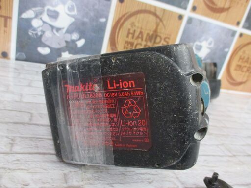 makita マキタ GA404DN ディスクグラインダ 中古品 18V 3.0Ah 本体＋バッテリー 充電器無 【ハンズクラフト宜野湾店】