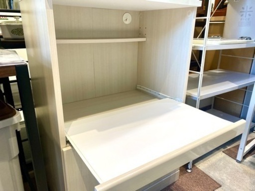 ニトリ 食器棚 レンジ台 レンジラック 学生 買取 中古 キャビネット ブリエ 