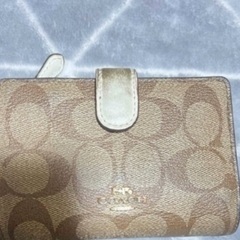 coachテンプシートミニショルダーバッグ財布付きの画像