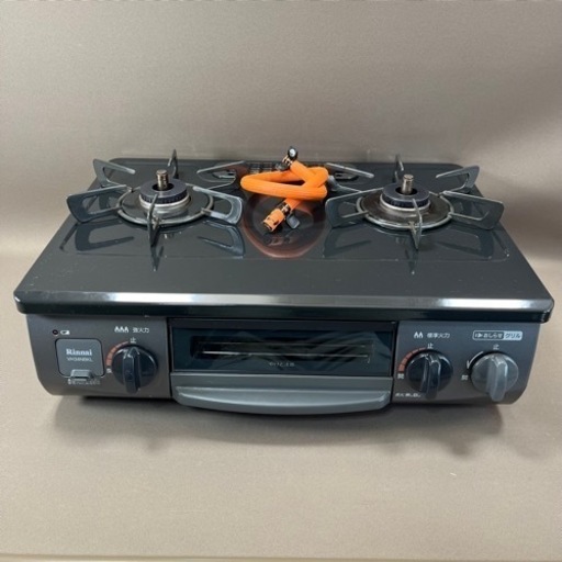 (受け渡し決まりました)Rinnai リンナイ LPガス用 プロパンガス ガスコンロ VH34NBKL 2019年製 ガステーブル 調理機器