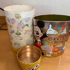 ディズニー、ユニバの缶・箱
