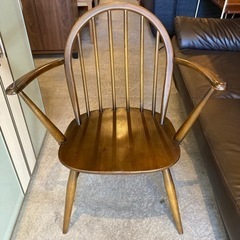 ERCOL アーコール フープバックアームチェア家具 椅子 ダイニングチェアの画像