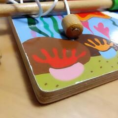 知育玩具/木のおもちゃ/ お魚釣り遊び/お魚パズルの画像